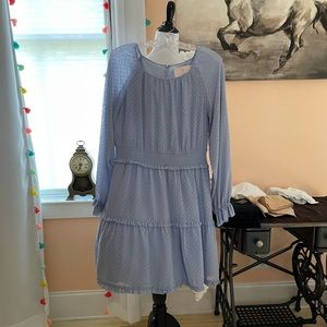 Gal meets glam periwinkle dress. Non smoking home.